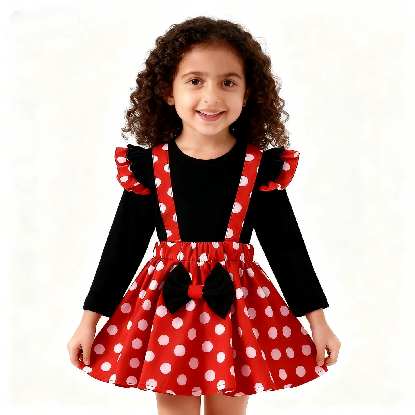 Magical Moments: Minnie-Inspired Birthday Outfit Set for Girls Aged 1–5